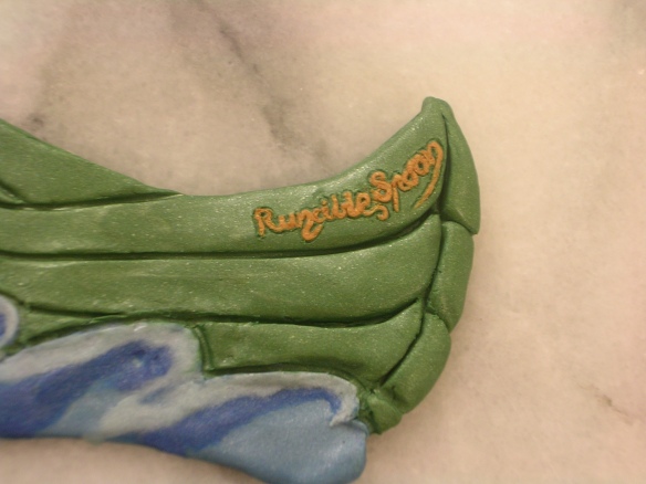 Owl and Pussycat magnet set - Pea green boat detail shot, Runcible Spoon